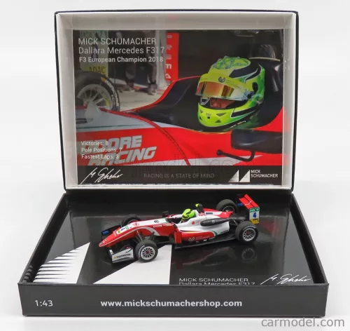 DALLARA  F3  F317 MERCEDES TEAM PREMA THEODORE RACING N 4 SEASON MICK SCHUMACHER 2018 FORMULA3 CHAMPION