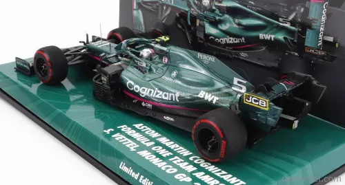 ASTON MARTIN  F1  AMR21 MERCEDES M12 EQ POWER+ TEAM COGNIZANT FORMULA ONE N 5 5th MONACO GP 2021 SEBASTIAN VETTEL