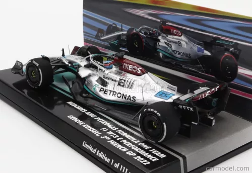 MERCEDES GP  F1 W13E TEAM MERCEDES-AMG PETRONAS F1 N 63 3rd FRANCE GP 2022 GEORGE RUSSEL  SILVER GREEN