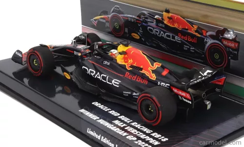 RED BULL - F1 RB18 TEAM ORACLE RED BULL RACING N 1 WORLD CHAMPION WINNER HUNGARIAN GP 2022 MAX VERSTAPPEN