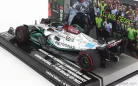 MERCEDES GP  F1 W13E TEAM MERCEDES-AMG PETRONAS F1 N 63 (first f1 win) WINNER BRAZILIAN GP 2022 GEORGE RUSSEL  SILVER GREEN