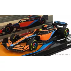   McLAREN  F1  MCL36 MERCEDES TEAM MCLAREN N 4 BAHRAIN GP 2022 LANDO NORRIS  ORANGE LIGHT BLUE