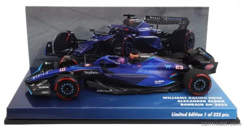 WILLIAMS  F1  FW45 TEAM WILLIAMS RACING N 23 10th BAHRAIN GP 2023 ALEXANDER ALBON  BLUE