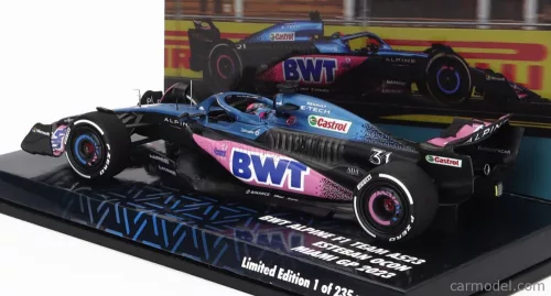 RENAULT F1 A523 TEAM BWT ALPINE N 31 8th MIAMI GP 2023 ESTEBAN OCON