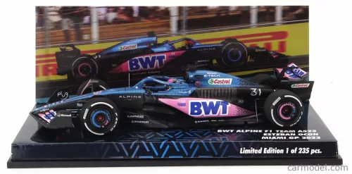 RENAULT F1 A523 TEAM BWT ALPINE N 31 8th MIAMI GP 2023 ESTEBAN OCON