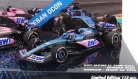 RENAULT SET 2X F1 A523 TEAM BWT ALPINE N 31 8th MIAMI GP 2023 + N 31 BAHRAIN GP 2023 ESTEBAN OCON