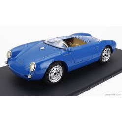   PORSCHE  550A SPIDER 1954 - CON VETRINA - WITH SHOWCASE  BLUE