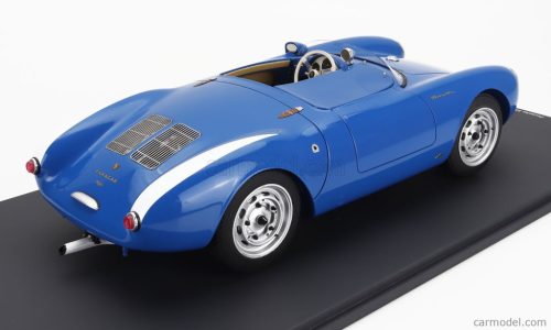 PORSCHE  550A SPIDER 1954 - CON VETRINA - WITH SHOWCASE  BLUE