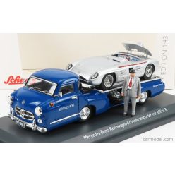   MERCEDES BENZ  RACING CAR TRANSPORTER TRUCK RENNWAGEN 1955 WITH 300 SLR SPIDER
