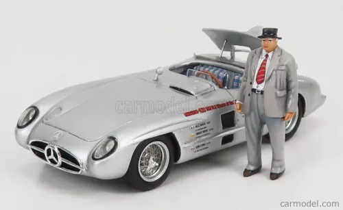 MERCEDES BENZ  RACING CAR TRANSPORTER TRUCK RENNWAGEN 1955 WITH 300 SLR SPIDER