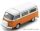 VOLKSWAGEN  T2b CAMPER VAN 1962  ORANGE WHITE