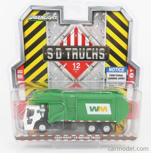 MACK  GRANITE REFUSE TRUCK CASSONE RIBALTABILE 4-ASSI TRASPORTO RIFIUTI 2020  WHITE GREEN