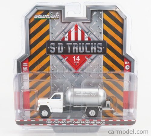 CHEVROLET  C-60 TANKER TRUCK PROPANE ARMSTRONG 1982  WHITE SILVER