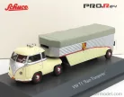 VOLKSWAGEN  T1b CONTINENTAL MOTORS PORSCHE CAR TRANSPORTER 1962  CREAM GREY SILVER
