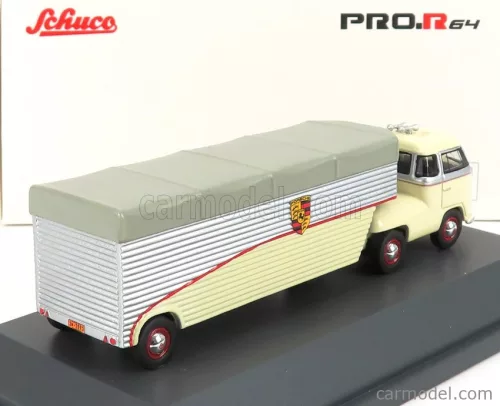 VOLKSWAGEN  T1b CONTINENTAL MOTORS PORSCHE CAR TRANSPORTER 1962  CREAM GREY SILVER