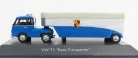 VOLKSWAGEN  T1b CONTINENTAL MOTORS PORSCHE CAR TRANSPORTER 1962  BLUE BLACK