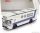 MERCEDES BENZ  O317 TRUCK CAR TRANSPORTER PORSCHE MARTINI RACING 1968  WHITE BLUE
