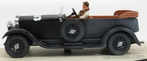 ISOTTA FRASCHINI  TORPEDO 8A CABRIOLET N 5 MILLE MIGLIA 1927 MAGGI - MASERATI - WITH FIGURE - 90th ANNIVERSARY MILLE MIGLIA