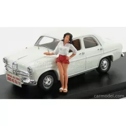 ALFA ROMEO  GIULIETTA CONCORSO MISS ITALIA 1955 WITH FIGURE