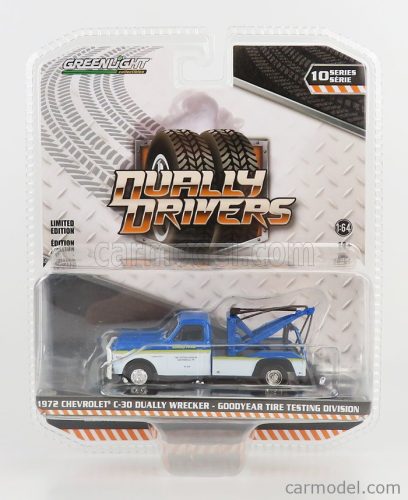 CHEVROLET  C-30 TRUCK CARRO ATTREZZI - WRECKER ROAD SERVICE GOODYEAR 1972  WHITE BLUE