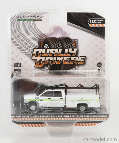 DODGE  RAM 3500 DOUBLE CABINE PICK-UP WILDLIFE FIRE ENGINE 2018  WHITE