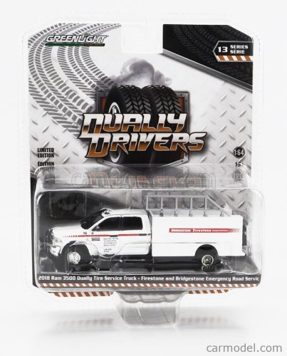 DODGE  RAM 3500 DOUBLE CABINE FIRESTONE AND BRIDGESTONE EMERGENCY ROAD 2018  WHITE