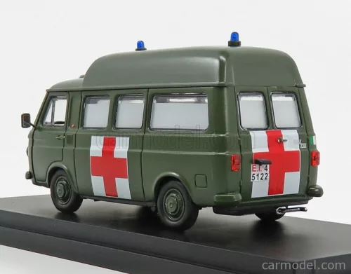 FIAT 238 VAN TETTO ALTO AMBULANZA ESERCITO ITALIANO 1970