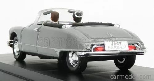 CITROEN  DS 19 CABRIOLET JUST MARRIED 1961 WITH FIGURES  GREY