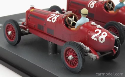 ALFA ROMEO  F1  2X P3 SCUDERIA FERRARI N 18 WINNER TRIPOLI GP 1934 VARZI + P3 N 28 2nd TRIPOLI GP 1934 MOLL