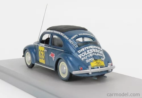 VOLKSWAGEN  BEETLE KAFER MAGGIOLINO CLOSED ROOF N 263 RALLY PANAMERICANA 1954 M.HINKE