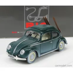   VOLKSWAGEN  BEETLE MAGGIOLINO CON SCI 1950 - WINTER VACATION WITH SKI