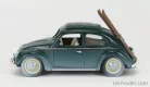 VOLKSWAGEN  BEETLE MAGGIOLINO CON SCI 1950 - WINTER VACATION WITH SKI