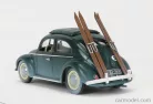 VOLKSWAGEN  BEETLE MAGGIOLINO CON SCI 1950 - WINTER VACATION WITH SKI