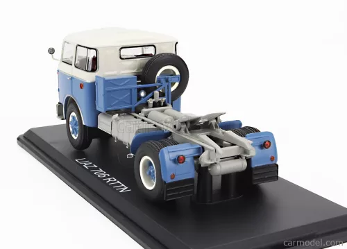 LIAZ  706 RTTN TRACTOR TRUCK 2-ASSI 1978  LIGHT BLUE WHITE