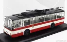 SKODA  14TR AUTOBUS FILOBUS TRASPORTO PUBBLICO 1972  CREAM RED