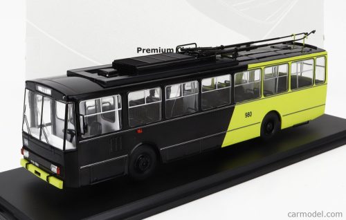 SKODA  14TR AUTOBUS FILOBUS TRASPORTO PUBBLICO 1972  BLACK YELLOW