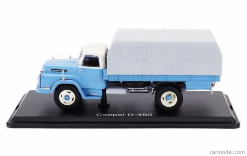 CSEPEL  D445 TRUCK TELONATO 2-ASSI 1963  LIGHT BLUE GREY