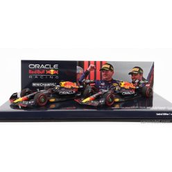   RED BULL  F1  SET 2X RB18 TEAM ORACLE RED BULL RACING N 1 WINNER EMILIA ROMAGNA ITALY GP WORLD CHAMPION 2022 MAX VERSTAPPEN + N 11 2nd EMILIA ROMAGNA ITALY GP 2022 SERGIO PEREZ
