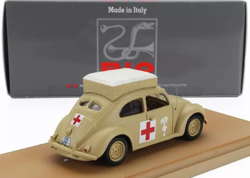 VOLKSWAGEN  BEETLE KAFER MAGGIOLINO AMBULANCE AFRICA KORPS 1941  MILITARY SAND