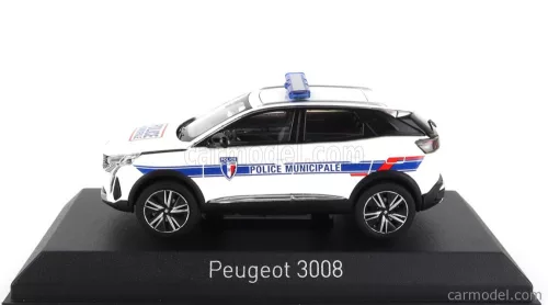 PEUGEOT  3008 POLICE MUNICIPALE 2023  WHITE BLUE