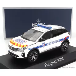 PEUGEOT  3008 POLICE MUNICIPALE 2023  WHITE BLUE RED YELLOW