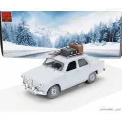   ALFA ROMEO  GIULIETTA Ti VACANZE INVERNALI WINTER HOLIDAYS 1959  LIGHT BLUE