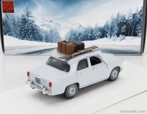 ALFA ROMEO  GIULIETTA Ti VACANZE INVERNALI WINTER HOLIDAYS 1959  LIGHT BLUE