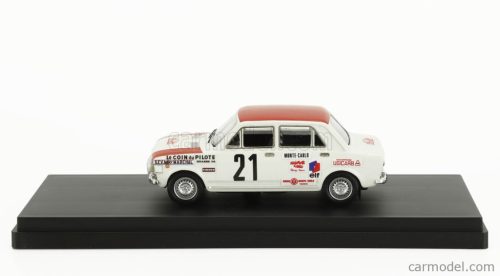 FIAT  128 (night version) N 21 RALLY MONTECARLO 1970 ALAIN JALLOT - GERARD MARION  WHITE RED