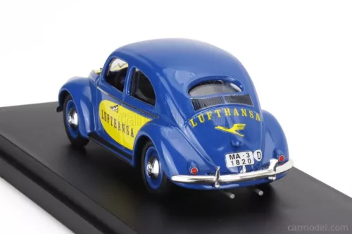 VOLKSWAGEN  BEETLE MAGGIOLINO KAFER LUFTHANSA 1957  BLUE YELLOW
