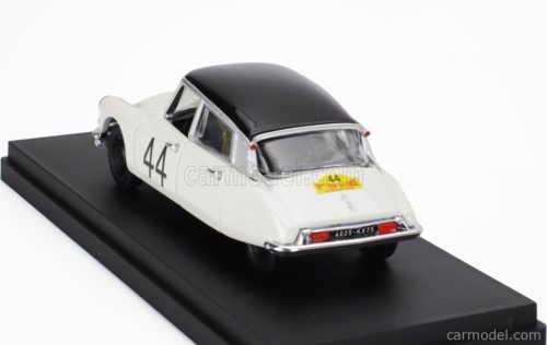 CITROEN  DS19 N 44 WINNER RALLY TOUR DE CORSE 1961 RENE TRAUTMANN - JEAN CLAUDE OGIER  WHITE BLACK