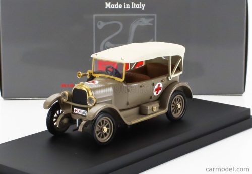 FIAT  501 TORPEDO CROCE ROSSA AMBULANCE - AMBULANZA COLONIALE 1936  MILITARY GREEN BEIGE