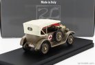FIAT  501 TORPEDO CROCE ROSSA AMBULANCE - AMBULANZA COLONIALE 1936  MILITARY GREEN BEIGE