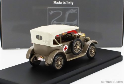 FIAT  501 TORPEDO CROCE ROSSA AMBULANCE - AMBULANZA COLONIALE 1936  MILITARY GREEN BEIGE