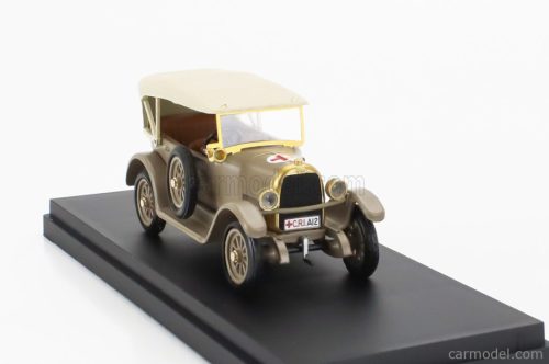 FIAT  501 TORPEDO CROCE ROSSA AMBULANCE - AMBULANZA COLONIALE 1936  MILITARY GREEN BEIGE